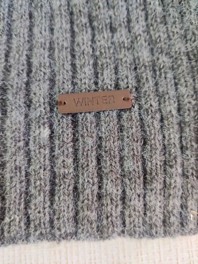 Sciarpa Grigia Tex,  invernale unisex , 