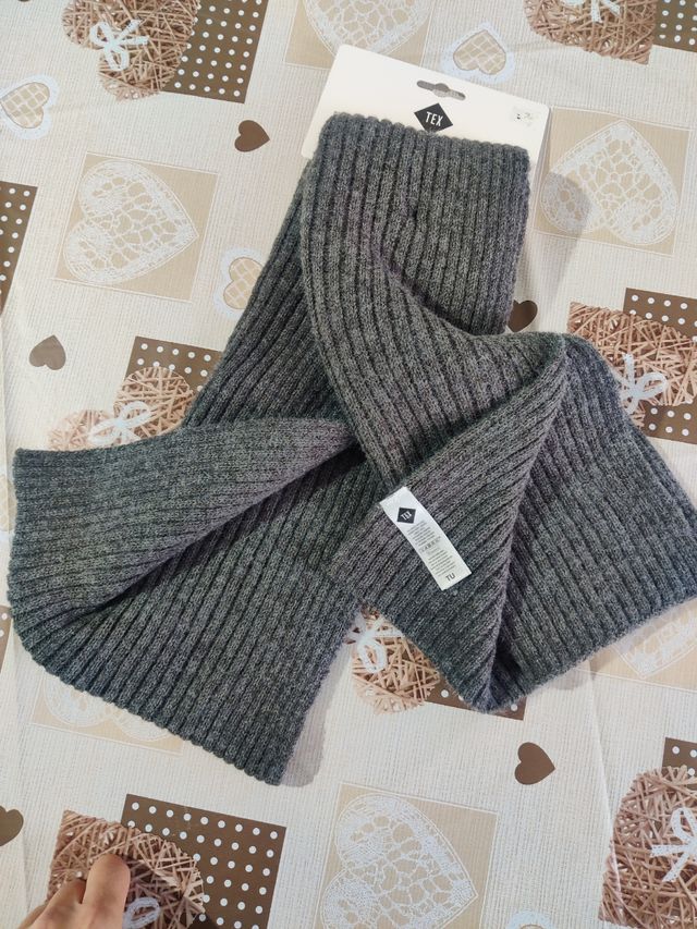 Sciarpa Grigia Tex,  invernale unisex , 