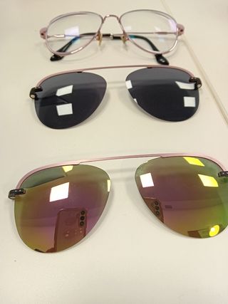 Montura gafas con clip iman