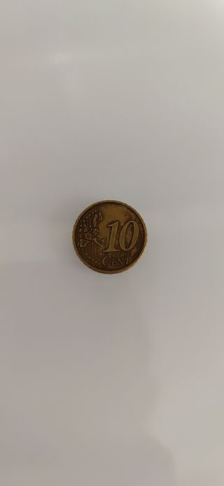 Moneda de 10 céntimos de Holanda 1999