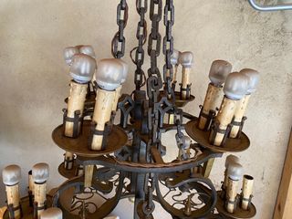 Lampara de Forja restaurada