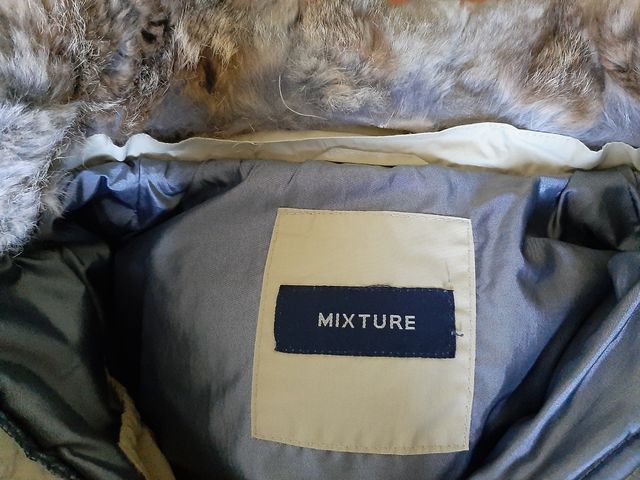 Piumino imbottito parka bambino beige