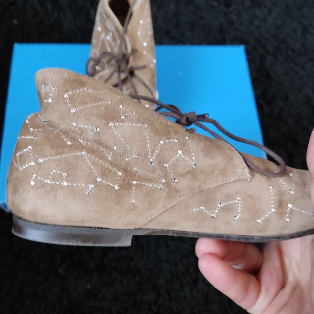 Botín niña confeti 