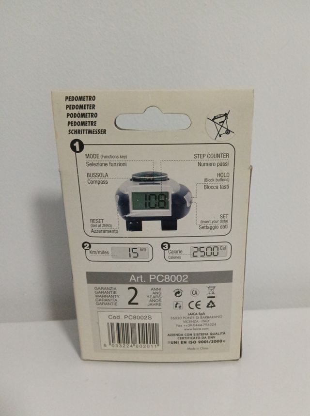 Pedometro Laica. SIN USAR!