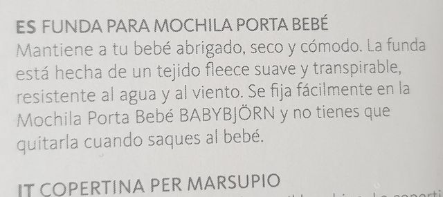 Funda Portabebes Invierno Porteo