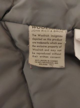 Giacca woolrich parka bianco