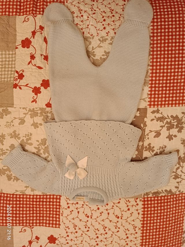 Polaina pantalón y jersey bebé unisex