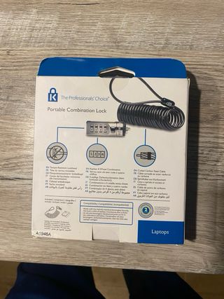 Candado seguridad portatil