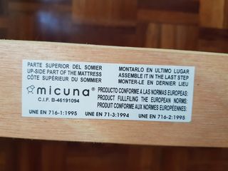 Cuna madera Micuna