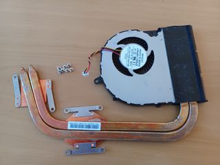 Medion Akoya P6653. Disipador,ventilador+tornillos