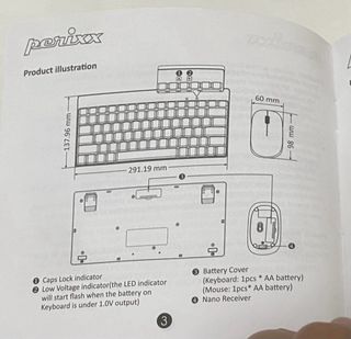 Teclado y ratón inalámbrico