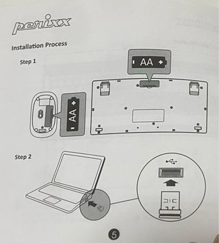 Teclado y ratón inalámbrico