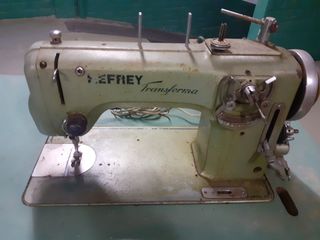 Máquina de coser industrial.