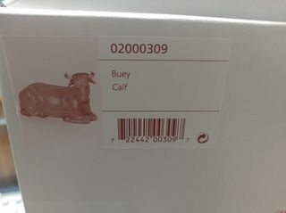 Figura buey nao lladró. Nuevo