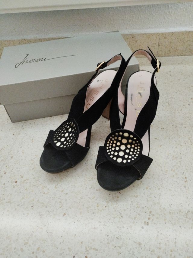 SANDALIAS NEGRAS T 37