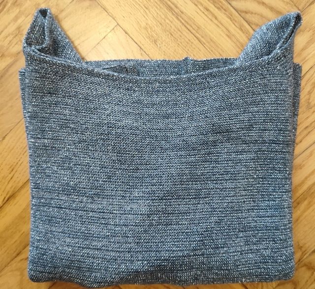 Maglioncino grigio brillantinato