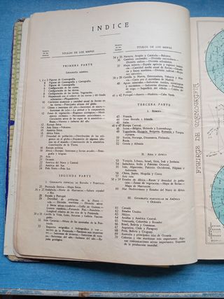 Atlas 1958 geografía universal
