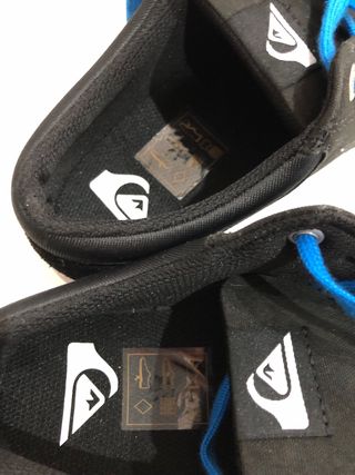 Zapatillas  Quicksilver niño ,negras talla 38