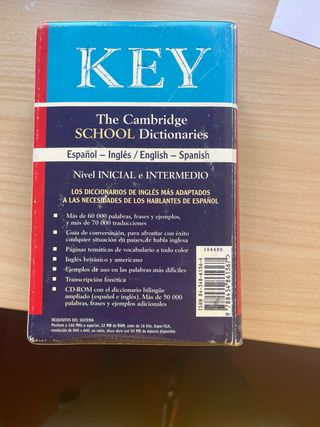 Diccionario ingles español