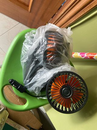 Ventilador y reloj