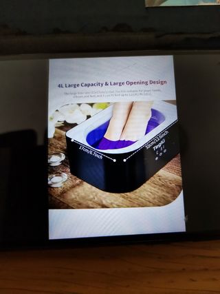 Calentador de parafina solo envio