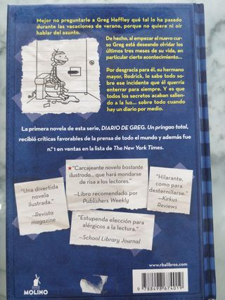 Lote Diario de Greg 1 y 2