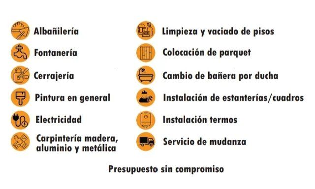 Reformas integrales, pisos y locales, comercios.