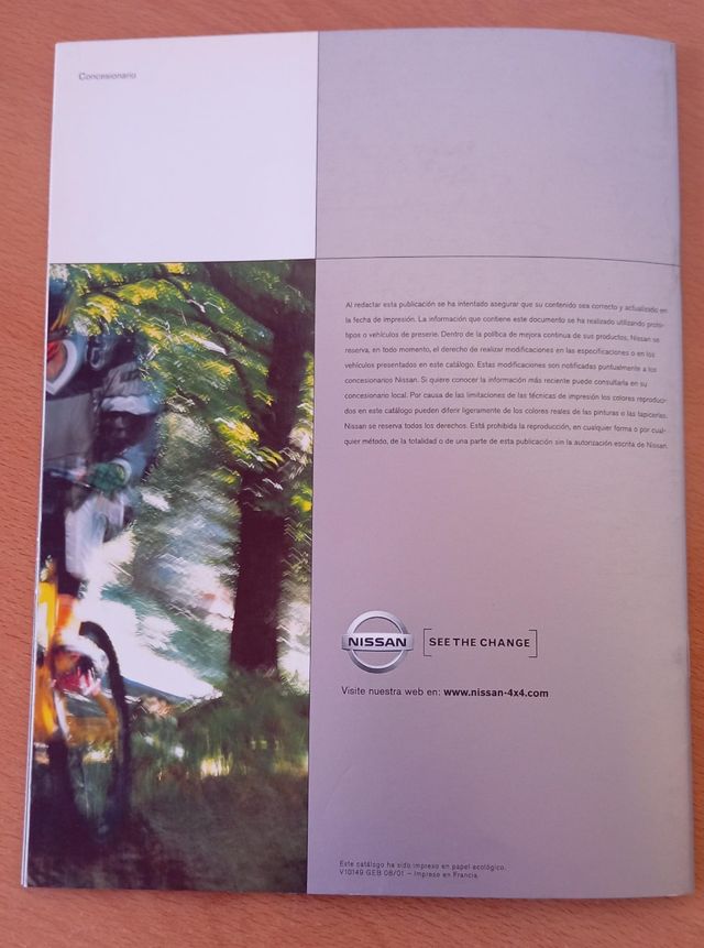 Catálogo Nissan X-Trail xtrail 4x4 folleto publi