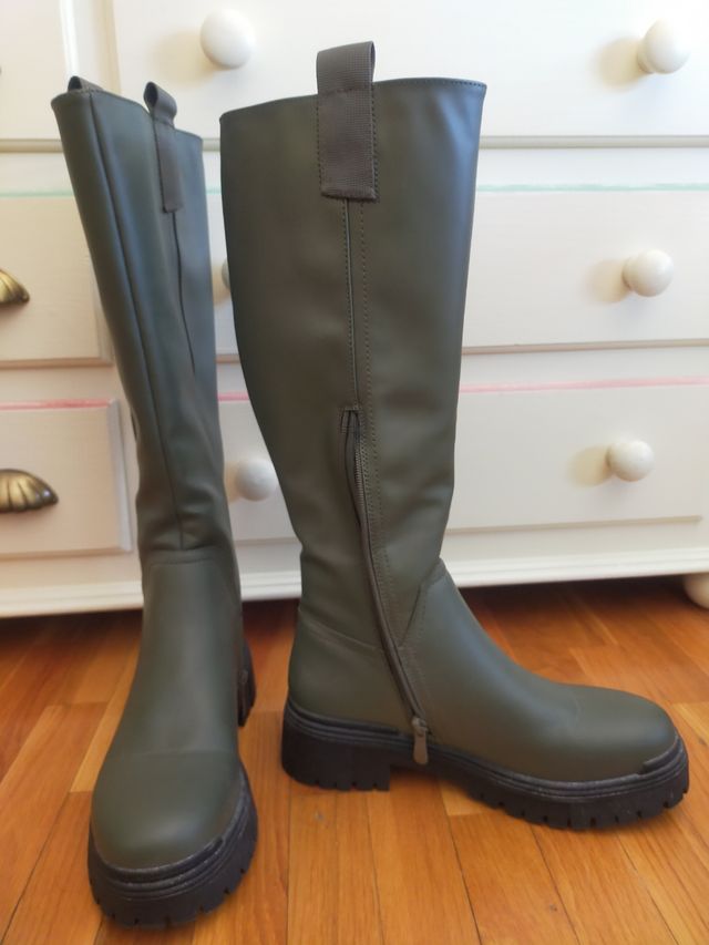 Botas altas verdes
