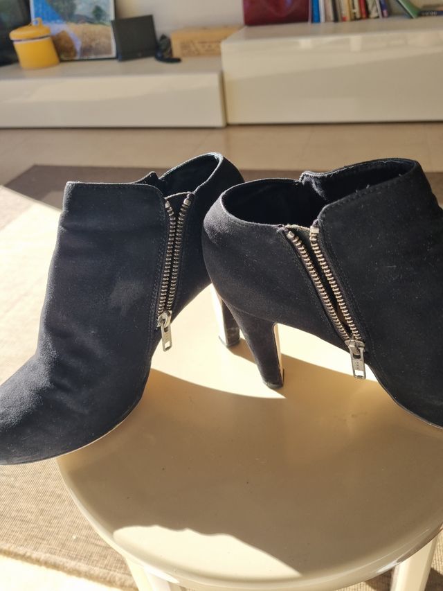 Botines terciopelo 38