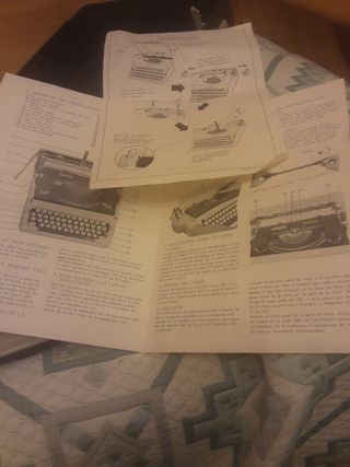 Máquina escribir portátil