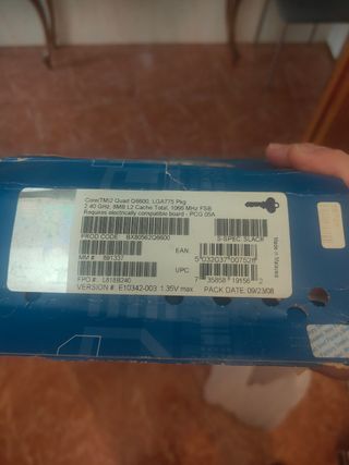 2 ventiladores/disipador Intel Core2quad