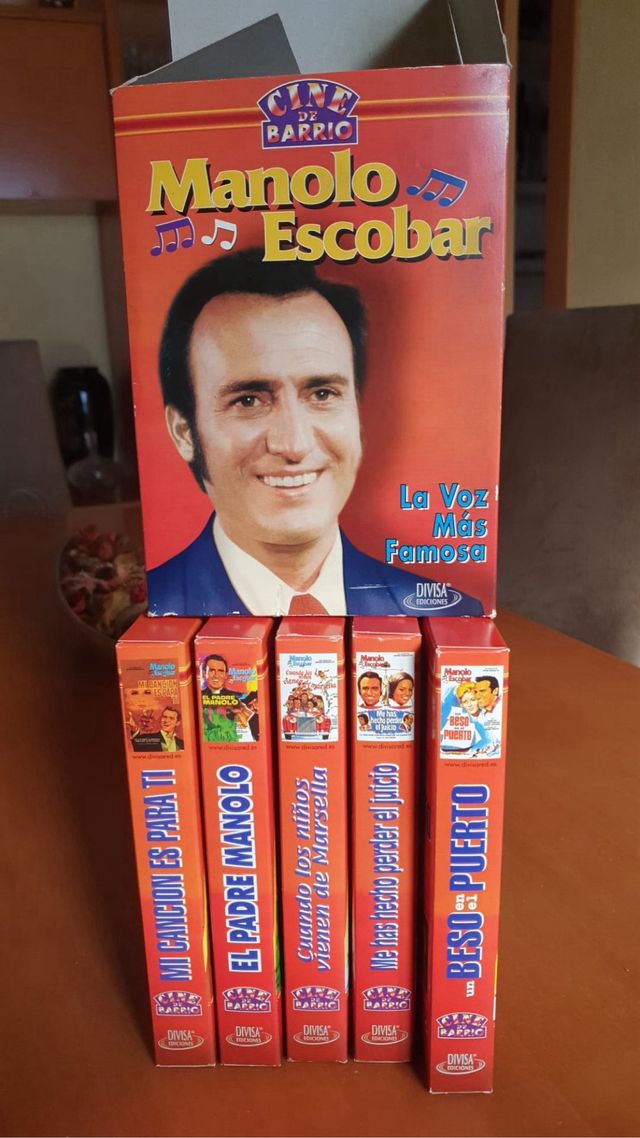 cintas video Manolo Escobar cine de Barrio