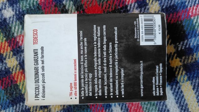 Dizionario Ted-Ita/Ita-Ted Garzanti
