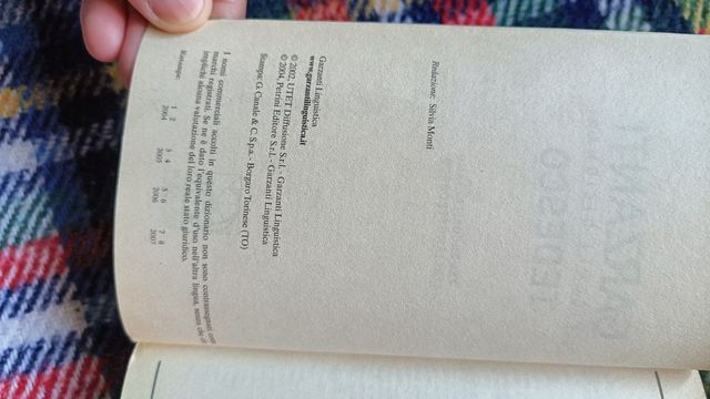 Dizionario Ted-Ita/Ita-Ted Garzanti