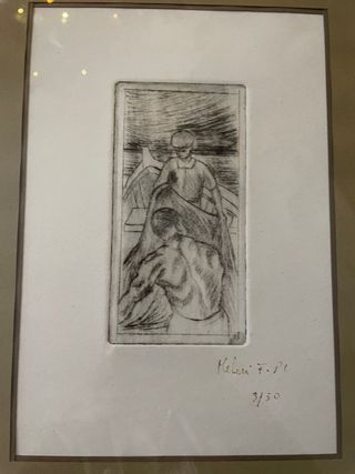 Quadri disegno matita fatto a mano Melani