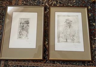 Quadri disegno matita fatto a mano Melani