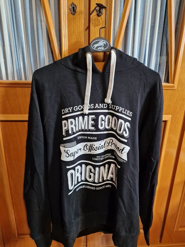 Sudadera con capucha negra Talla L Nueva