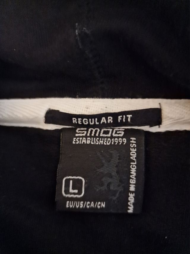 Sudadera con capucha negra Talla L Nueva