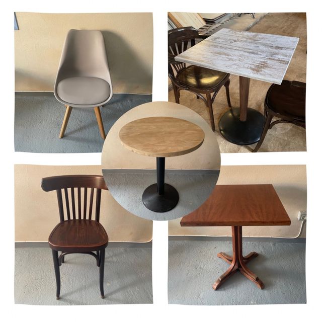 TAULES, CADIRES I MOBILIARI RESTAURACIO