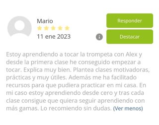Clases particulares de música 