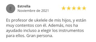 Clases particulares de música