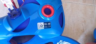 Patines en linea 32-34, casco y bolsa