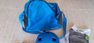 Patines en linea 32-34, casco y bolsa