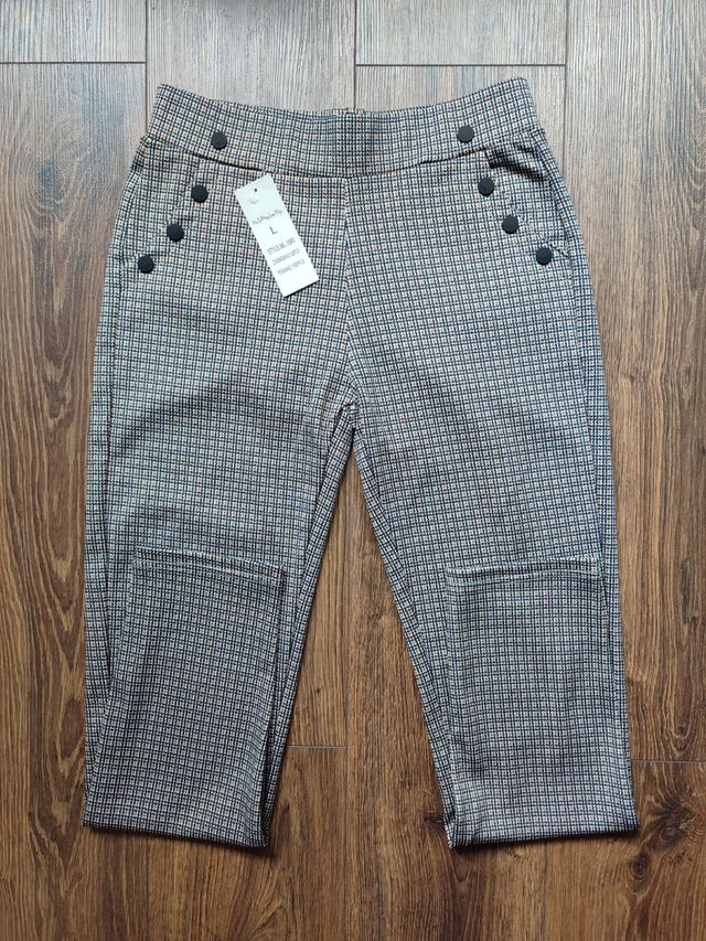 Pantalón elástico mujer talla L 