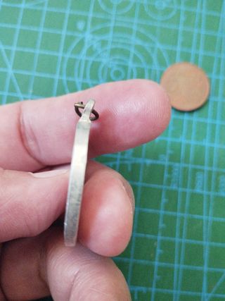 Rara medalla religiosa aluminio a. 50's