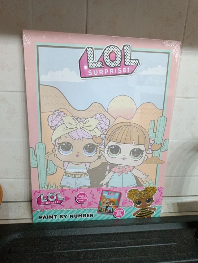 Quadro L.O.L. Surprise da dipingere