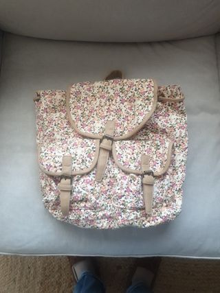Mochila de flores