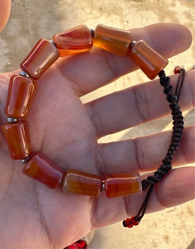 Pulsera para hombre con piedras naturales