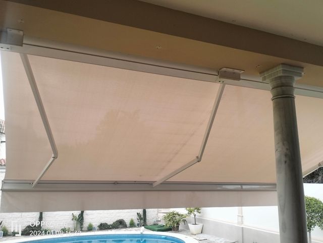 Magnífico toldo jardín. Para bar, cafetería, etc.